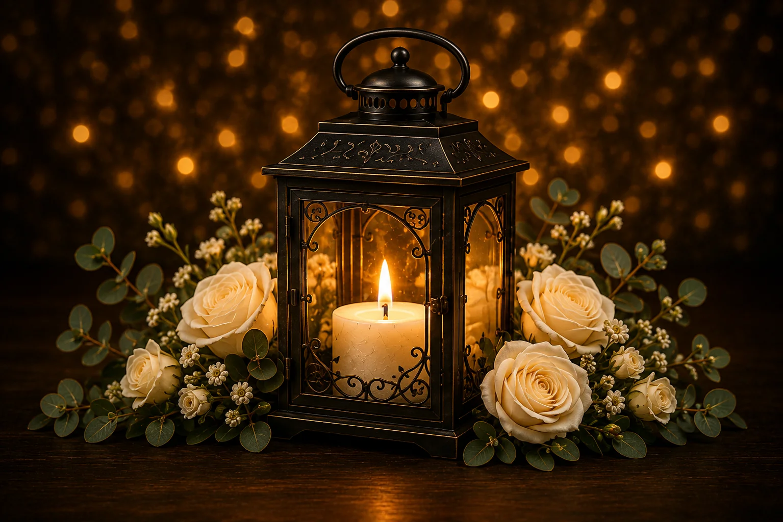Carriage memorial candle